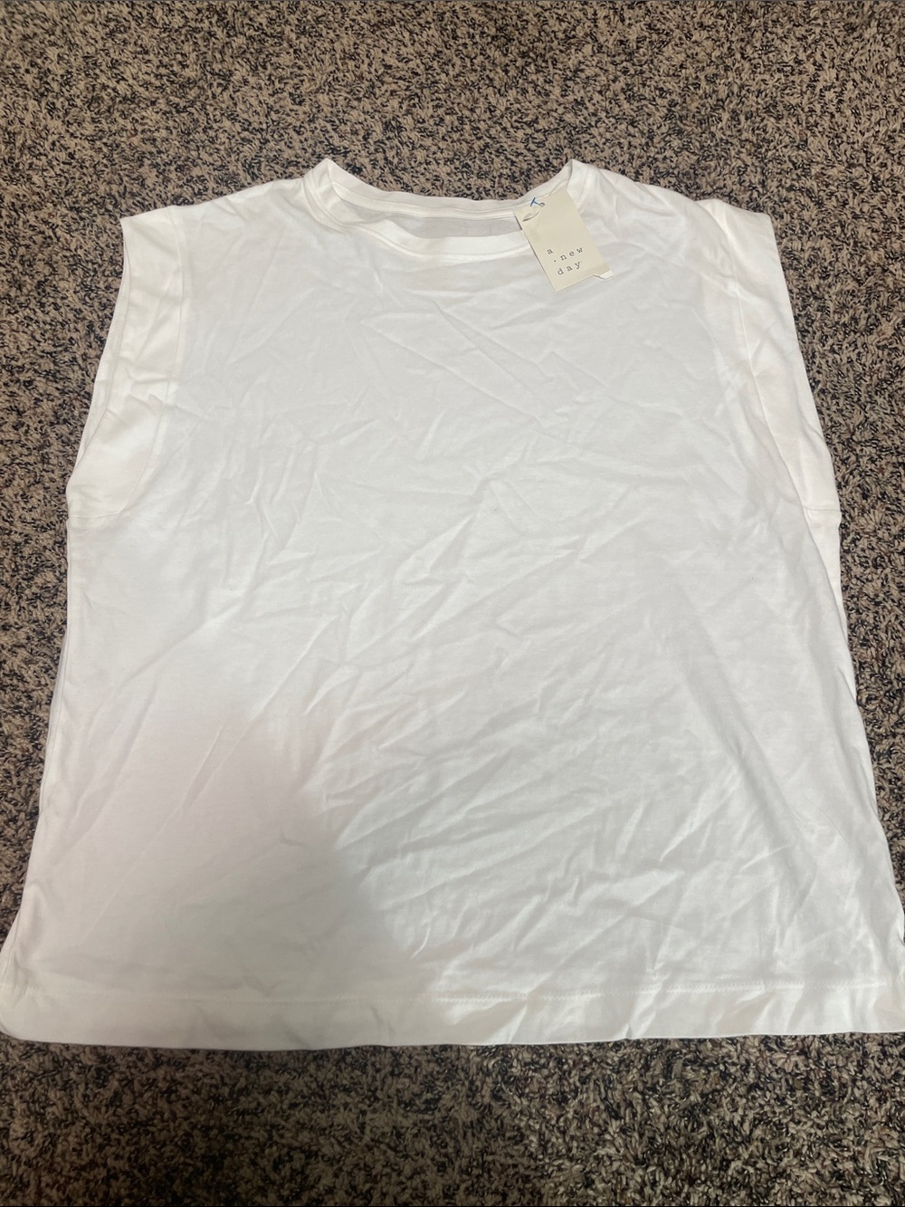 a new day Short Sleeve Crew T-Shirts in White and Black XL NWT - Picture 2 of 5